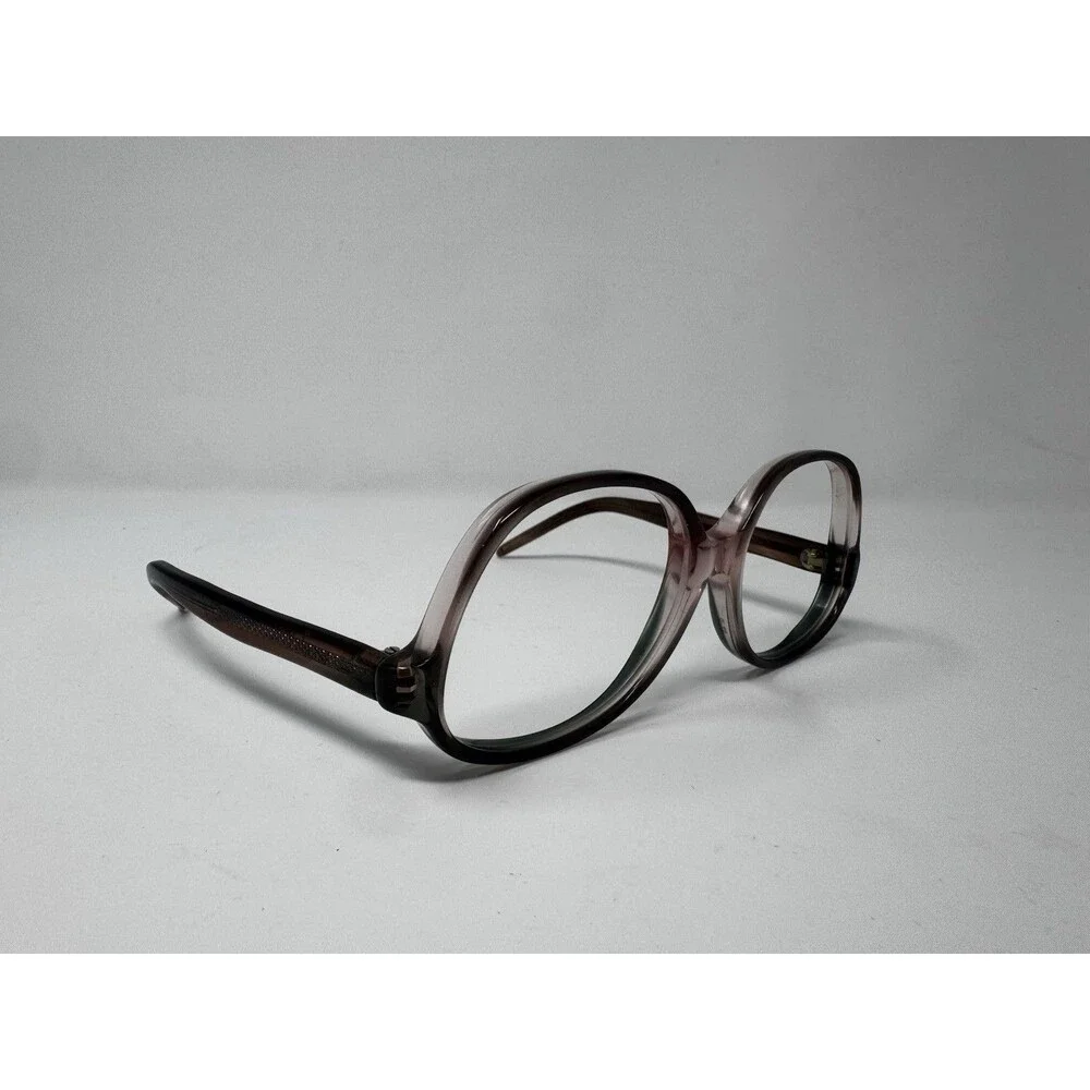 Victory USA Vintage 70s Womens Eyeglass Frames Pink Brown Fade 52-12-135